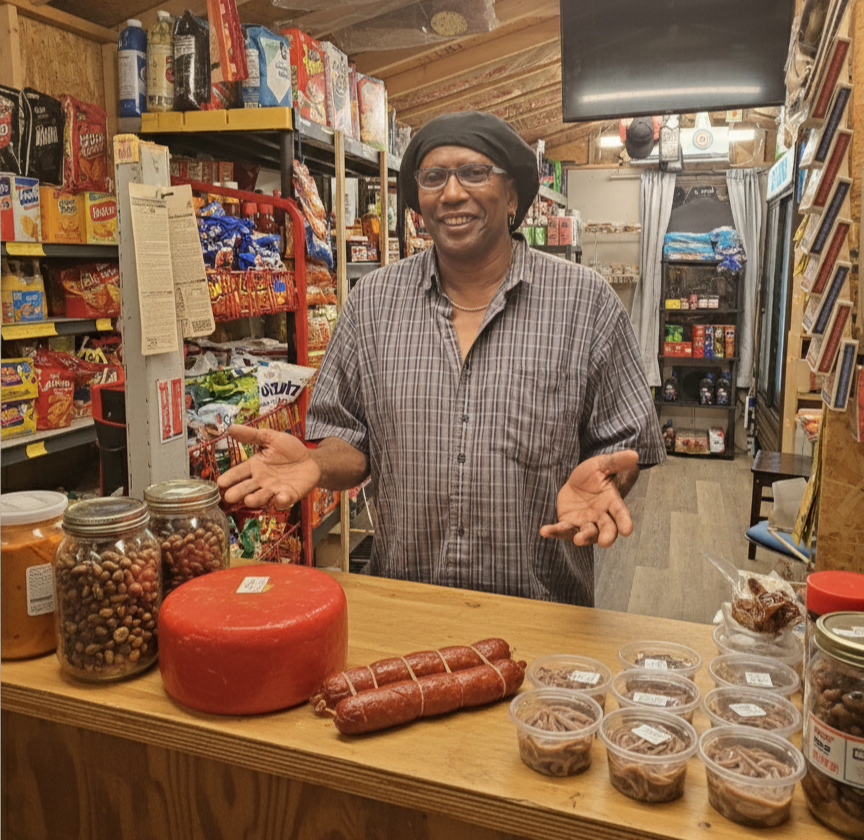 Inside Nate's Bait & Market, gifts and local goods